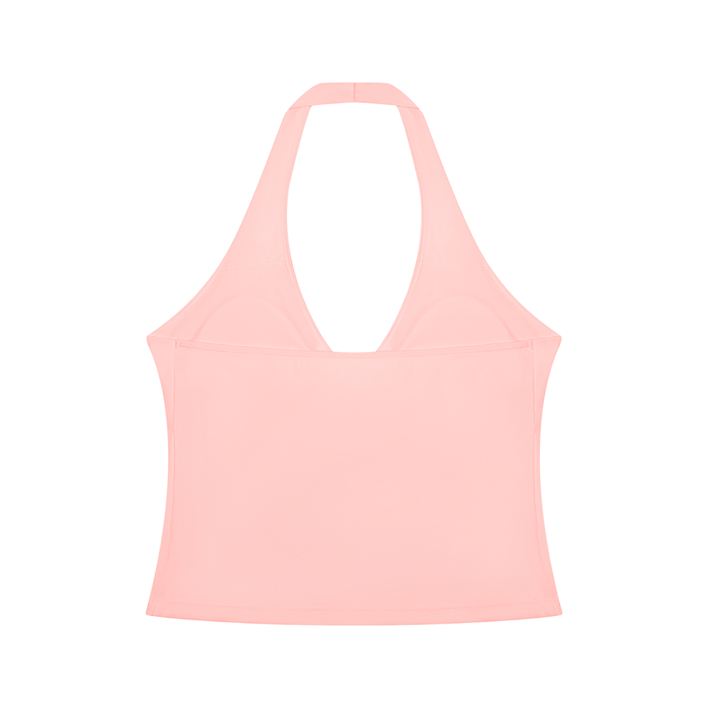 The Gym Rat Women’s Halter Cross-Over Crop Top