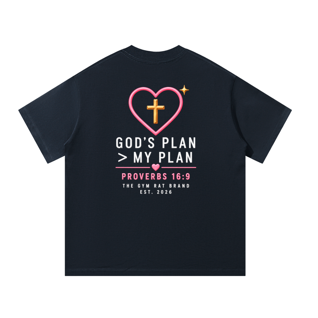 Women’s Armor of God Heavyweight Oversized Tee "God's Plan"