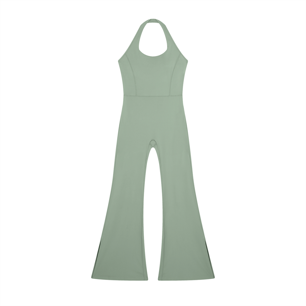 Women’s Logo Halter Flared Jumpsuit
