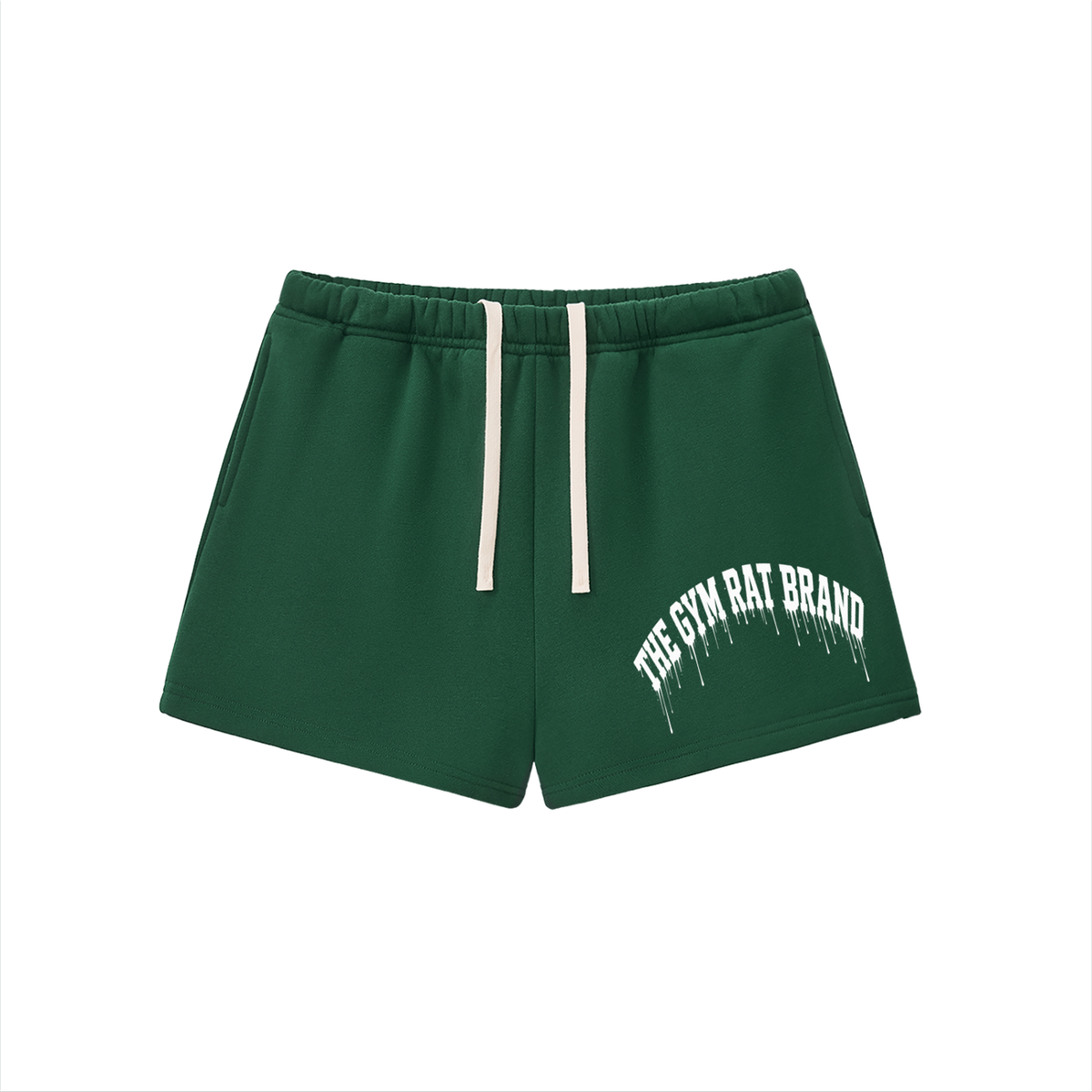 Women’s The Gym Rat Brand Essential Fleece Drawstring Sweat shorts