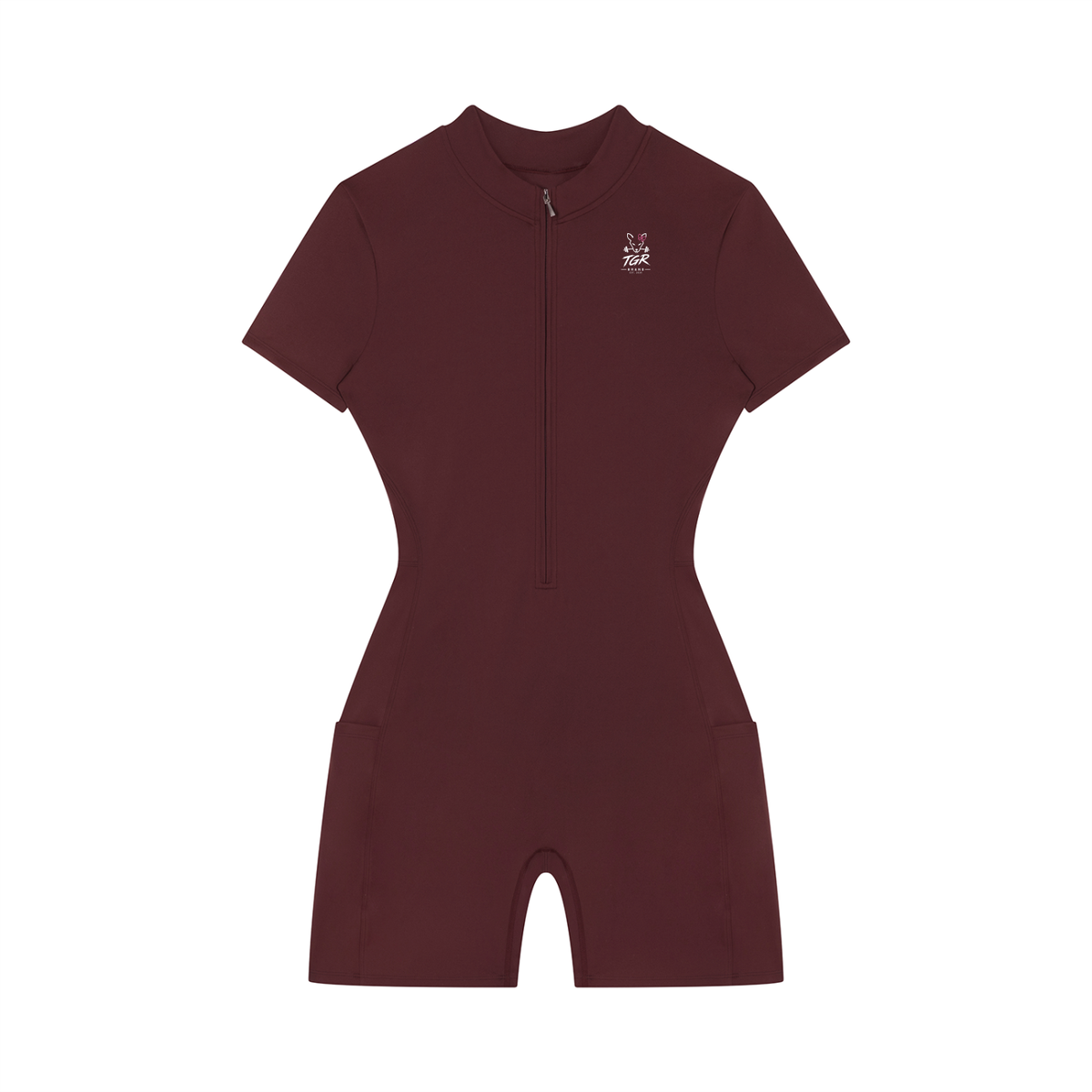 Women's TGR X Quarter-Zip Short Sleeve Romper