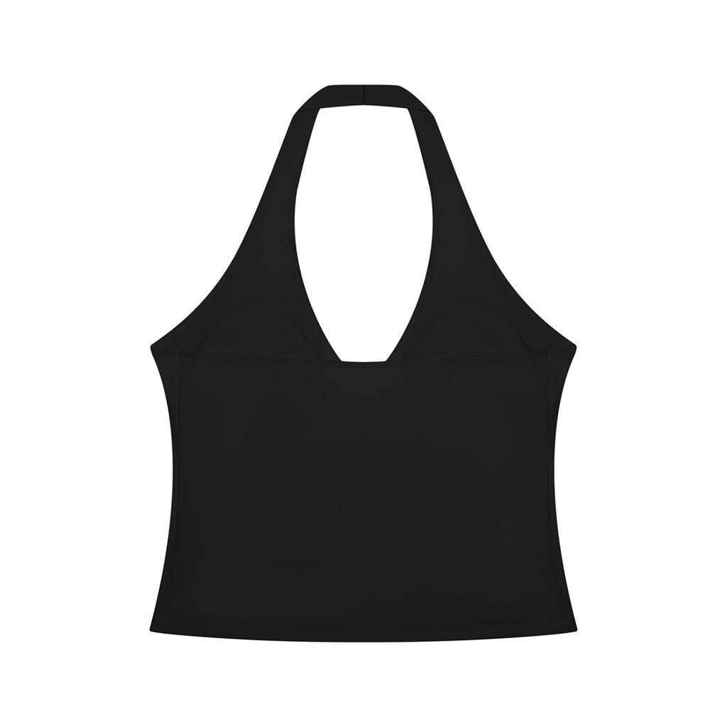 The Gym Rat Women’s Halter Cross Over Crop Top