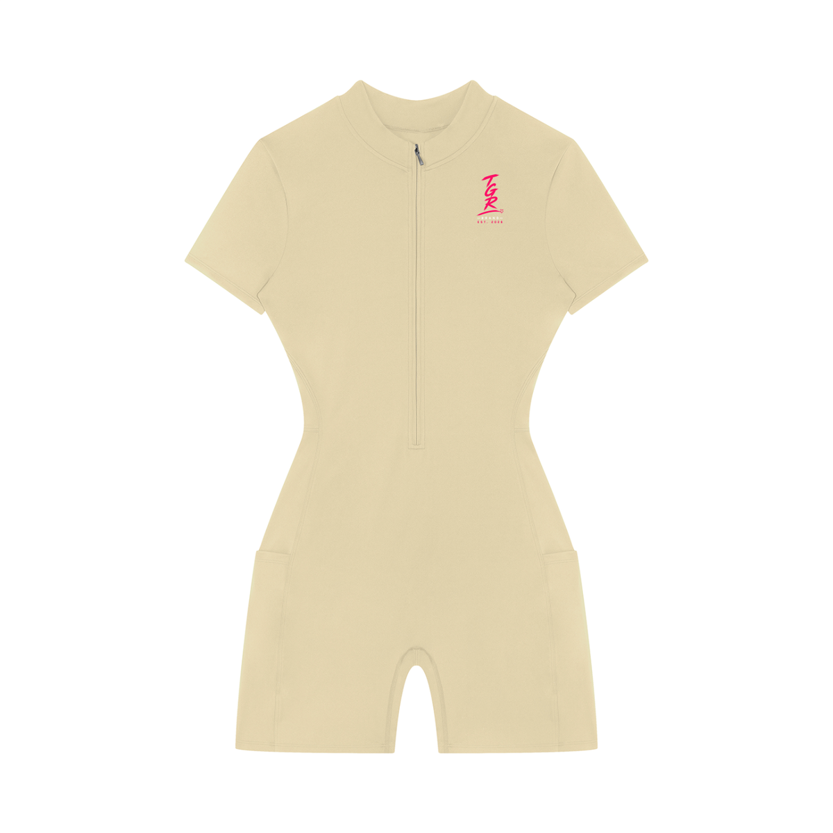 Women's TGR Quarter-Zip Short Sleeve Romper