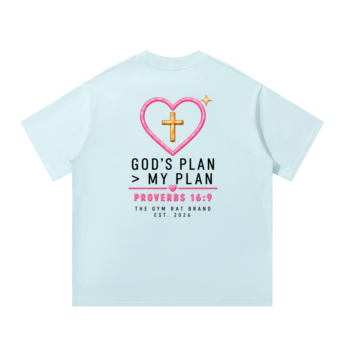 Women’s Armor of God Heavyweight Oversized Tee "God's Plan"