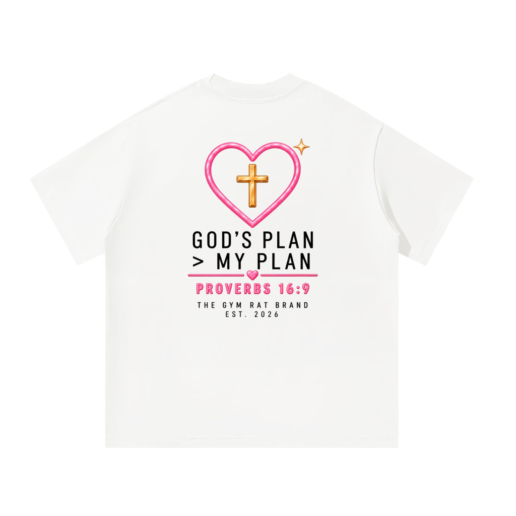 Women’s Armor of God Heavyweight Oversized Tee "God's Plan"