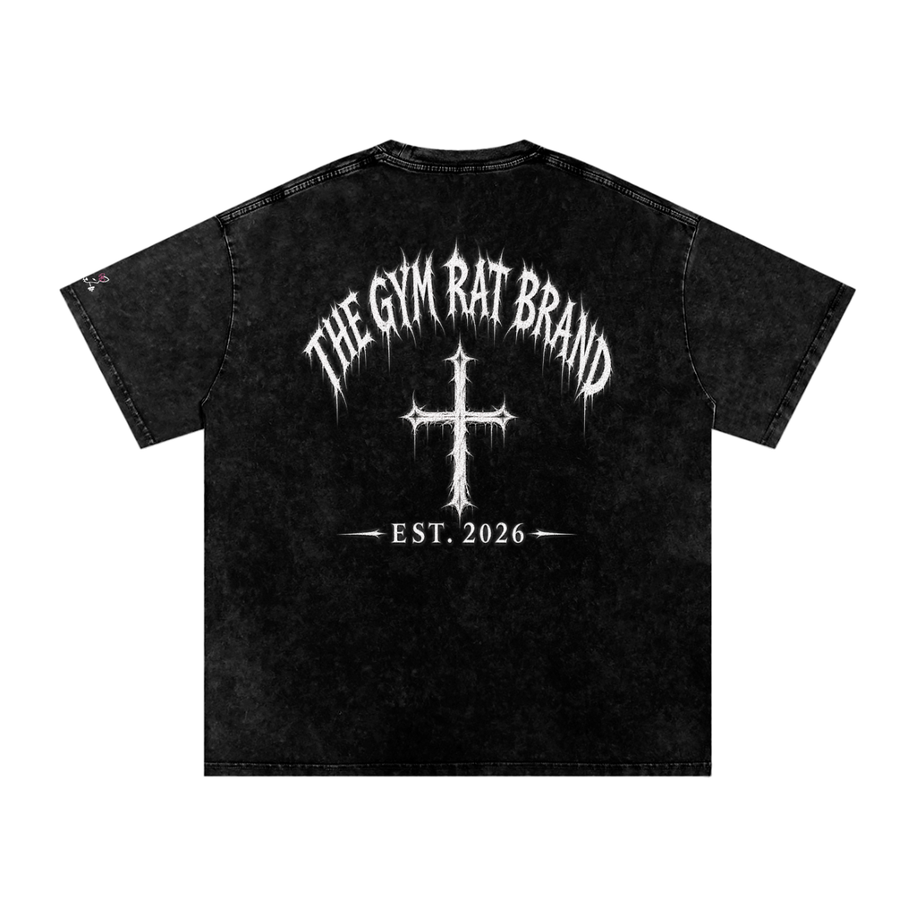 Women’s The Gym Rat Brad Cross Vintage Snow Wash Tee