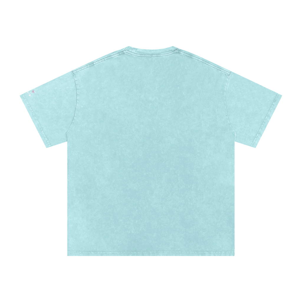 Women’s Oversize The Gym Rat Brad Drip Vintage Snow Wash Tee
