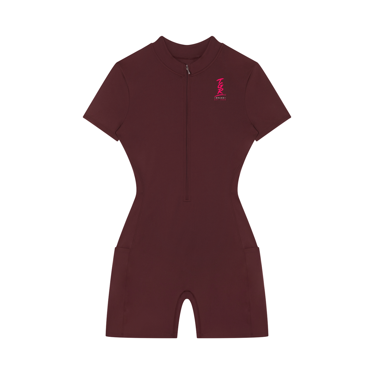 Women's TGR Quarter-Zip Short Sleeve Romper