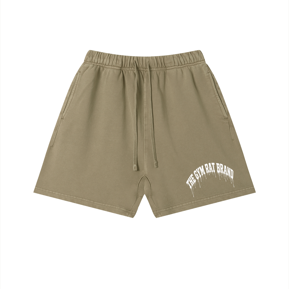 Men’s The Gym Rat Brand Drip Heavyweight Vintage Washed Shorts