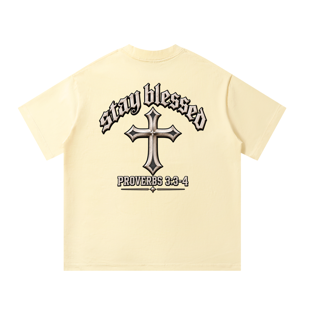 Men’s “Stay Blessed” Armor of God Heavyweight Oversized Tee