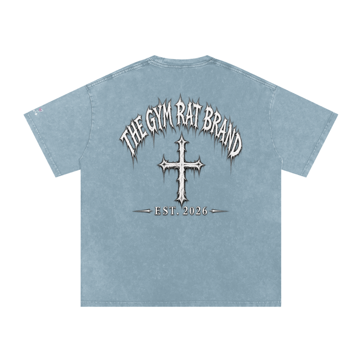 Women’s The Gym Rat Brad Cross Vintage Snow Wash Tee