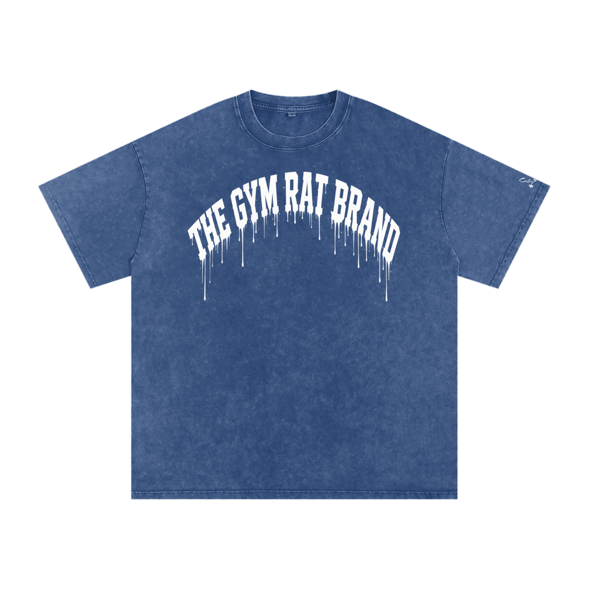 Women’s Oversize The Gym Rat Brad Drip Vintage Snow Wash Tee