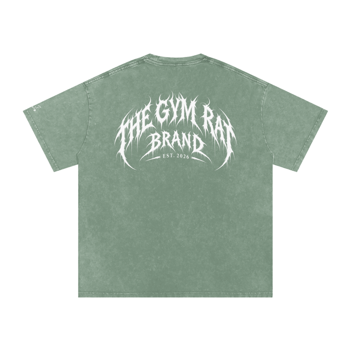 Mens The Gym Rat Brand Gothic Oversize Tee