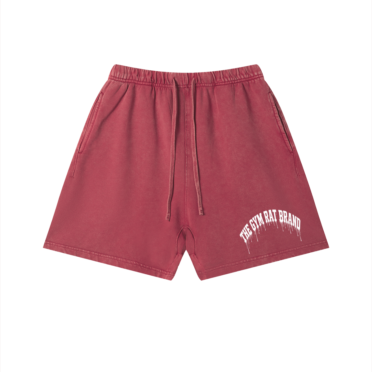 Men’s The Gym Rat Brand Drip Heavyweight Vintage Washed Shorts