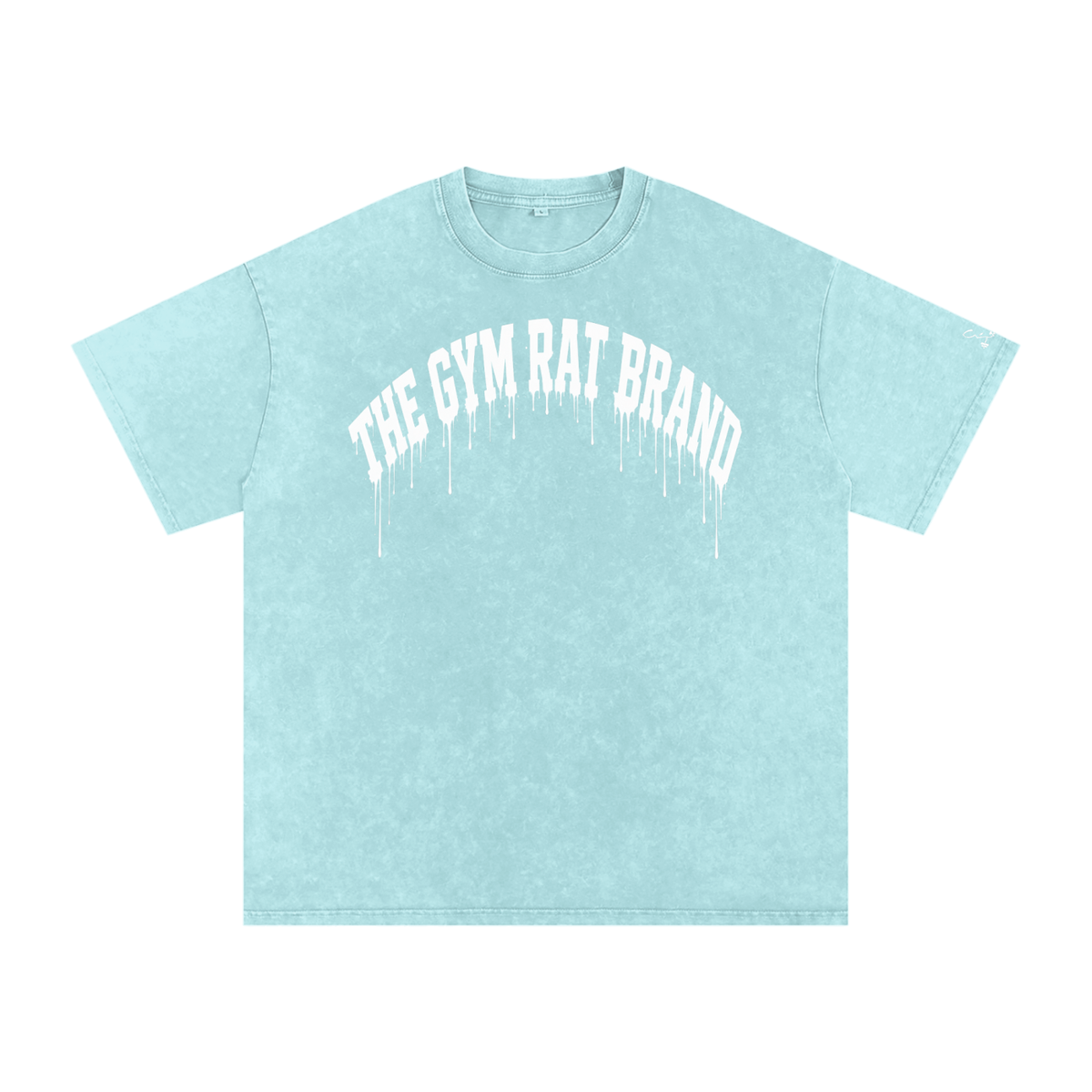 Women’s Oversize The Gym Rat Brad Drip Vintage Snow Wash Tee