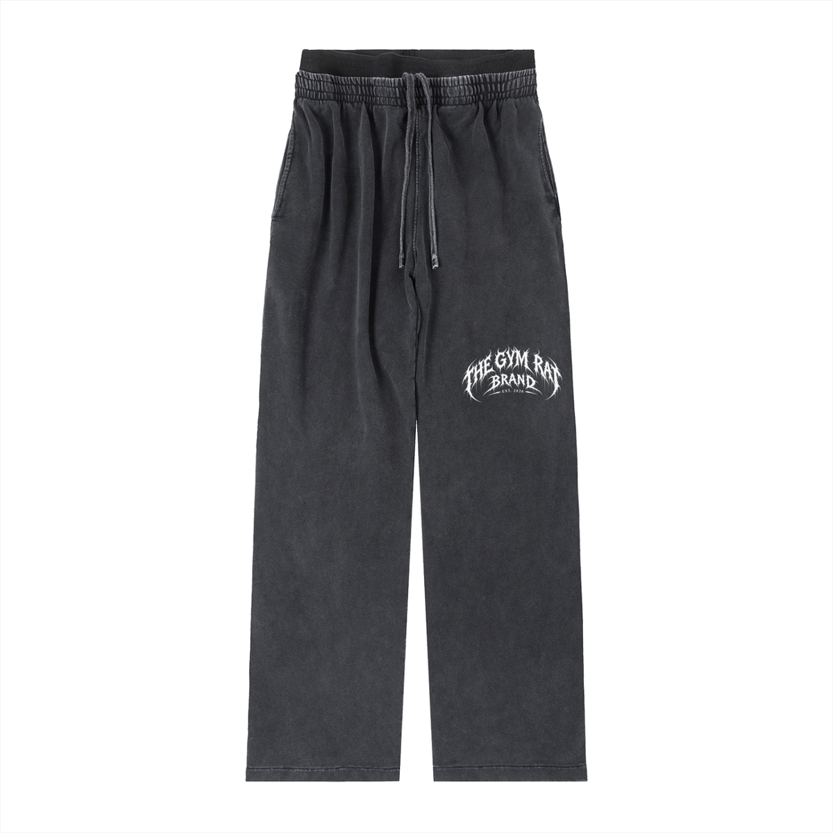 Women’s The Gym Rat Brand Gothic Vintage Washed Sweatpants