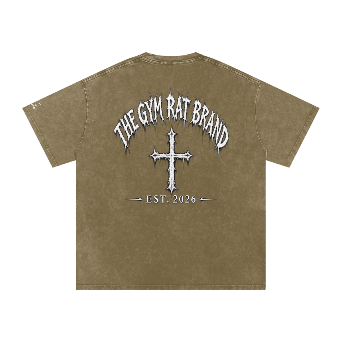Women’s The Gym Rat Brad Cross Vintage Snow Wash Tee