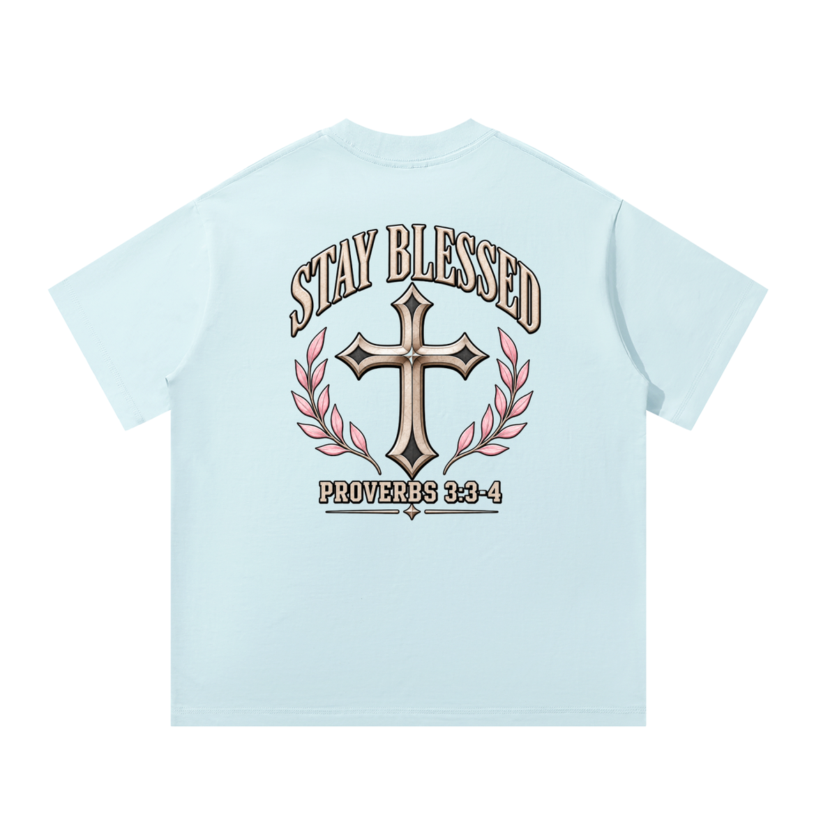 Women’s “Stay Blessed” Armor of God Heavyweight Oversized Tee