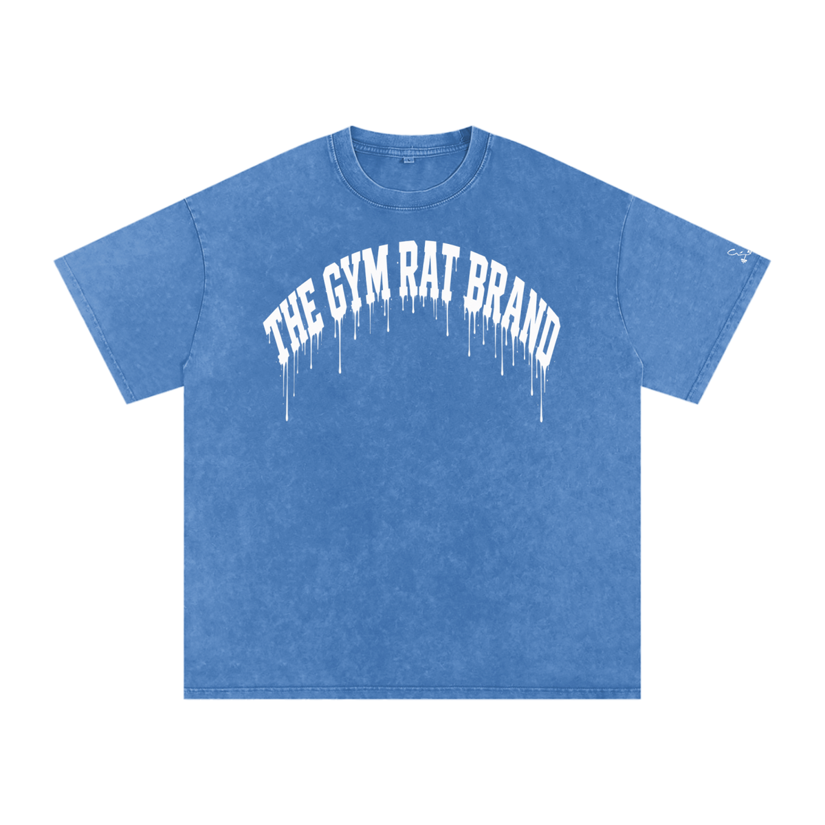 Women’s Oversize The Gym Rat Brad Drip Vintage Snow Wash Tee
