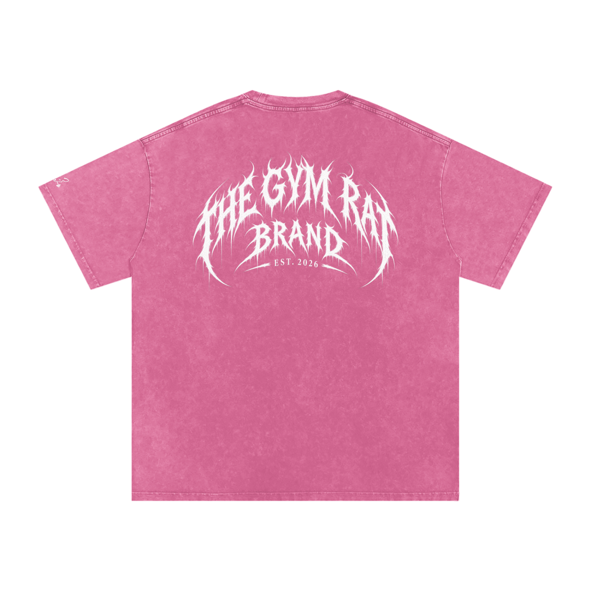 Mens The Gym Rat Brand Gothic Oversize Tee