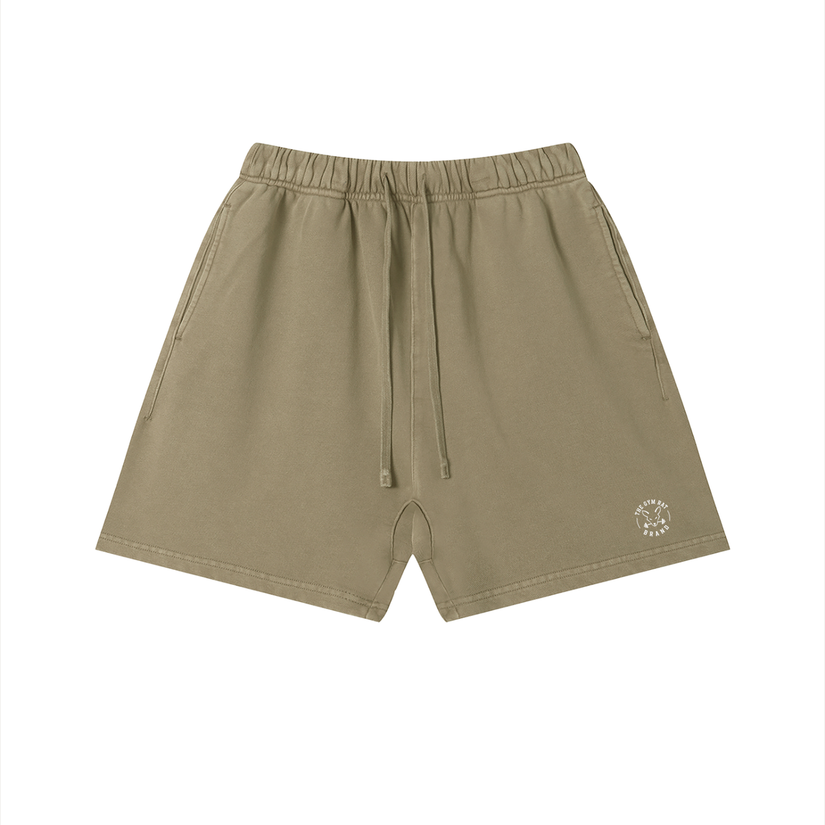 Men’s The Gym Rat Brand Stamp Heavyweight Vintage Washed Shorts
