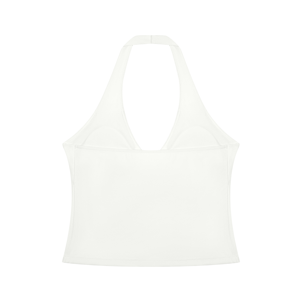 The Gym Rat Women’s Halter Cross-Over Crop Top
