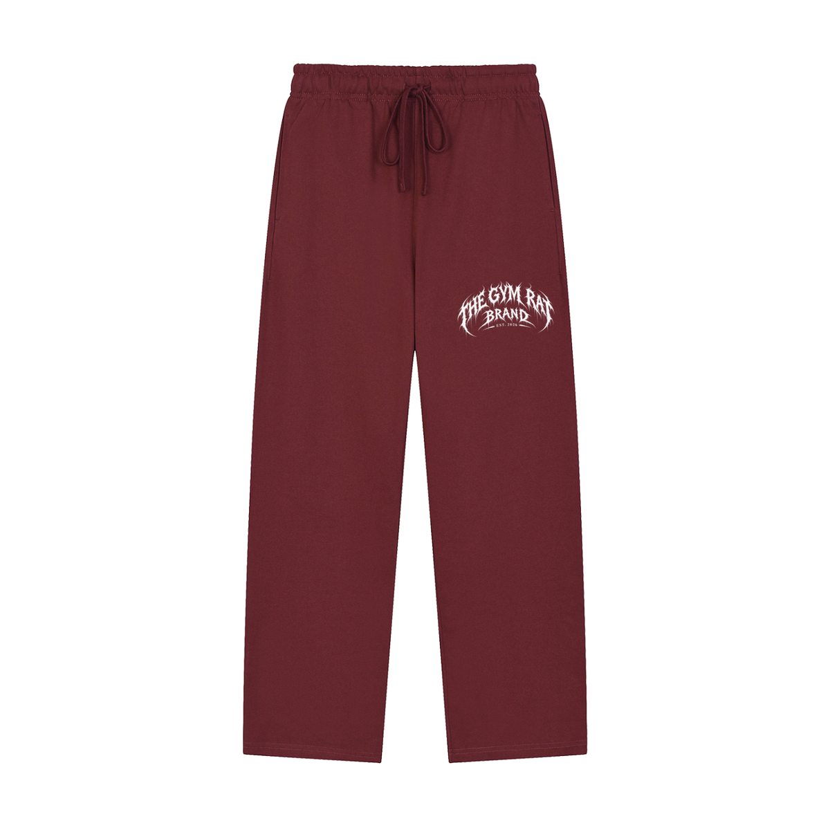 The Gym Rat Brand Gothic Straight-Leg Sweatpants