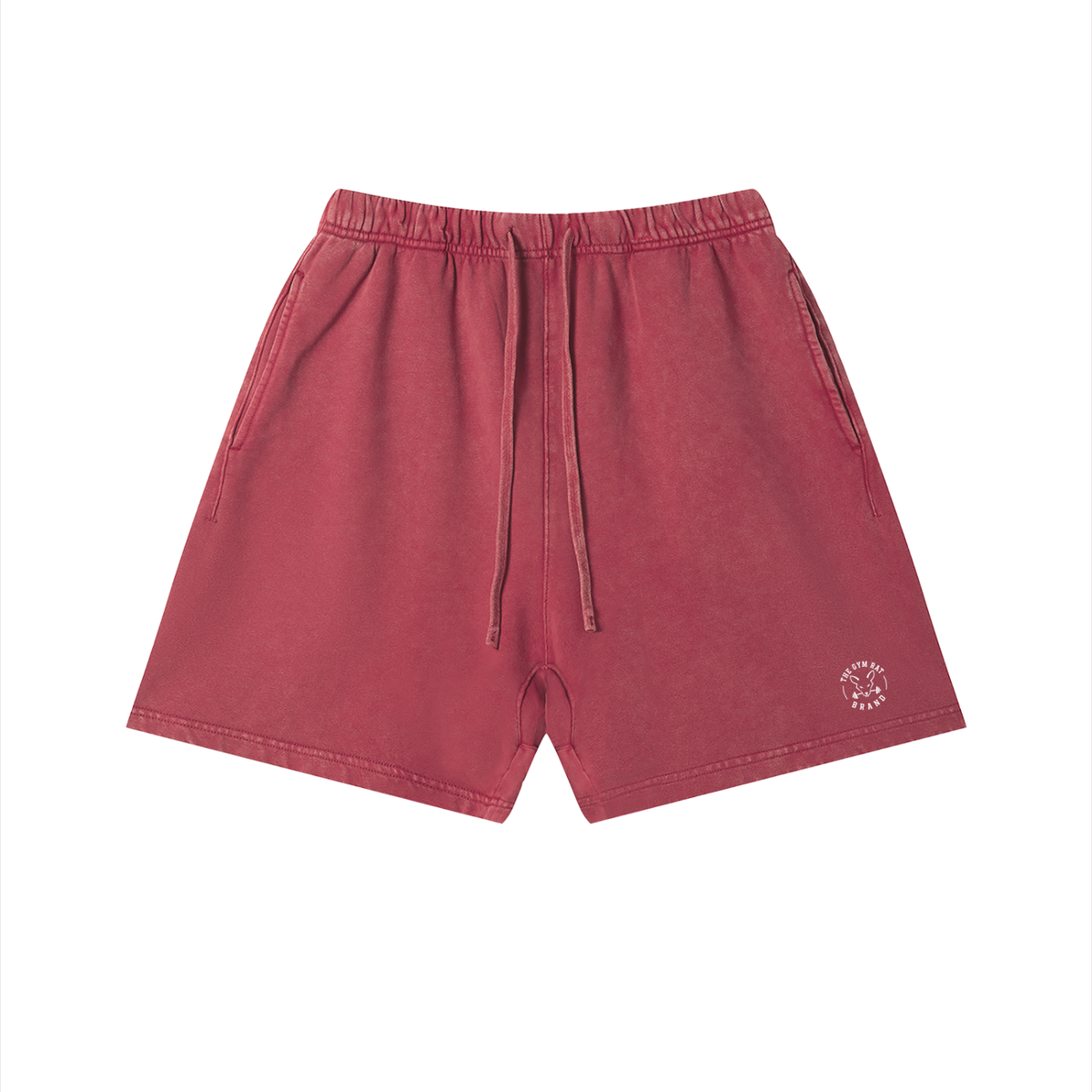 Men’s The Gym Rat Brand Stamp Heavyweight Vintage Washed Shorts