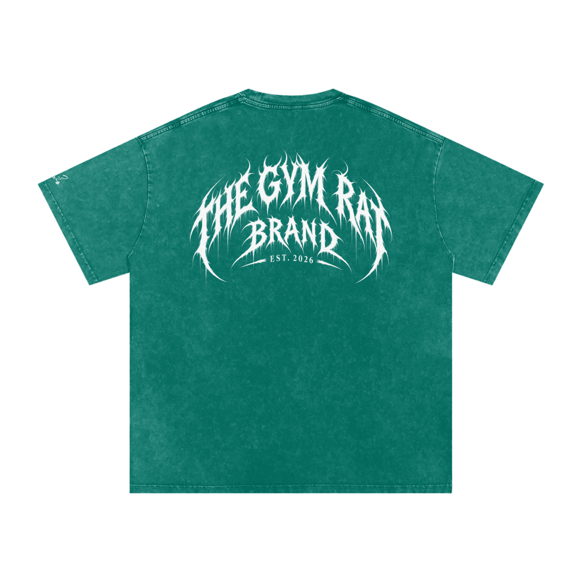 Mens The Gym Rat Brand Gothic Oversize Tee