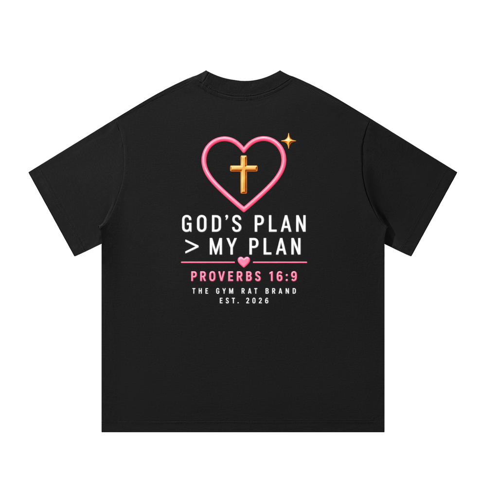 Women’s Armor of God Heavyweight Oversized Tee "God's Plan"