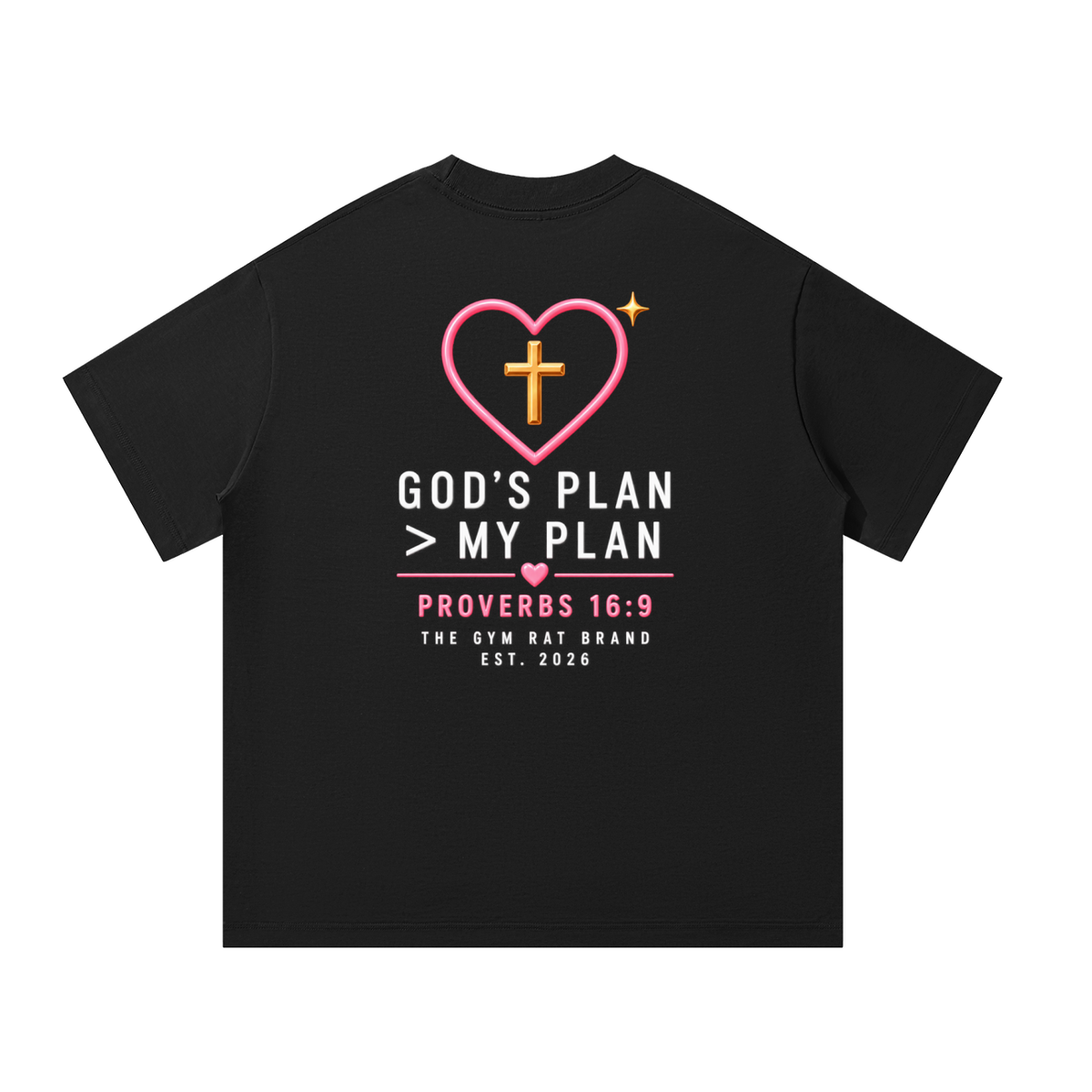 Women’s Armor of God Heavyweight Oversized Tee "God's Plan"