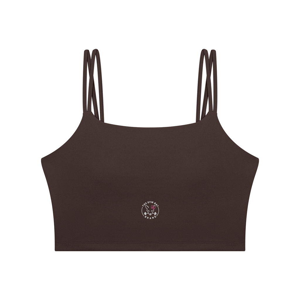 Women’s Stamp Cross-Back Cropped Tank Top