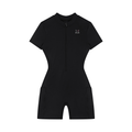 Women’s Logo Zip-Up Short Sleeve Performance Romper