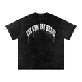 Mens The Gym Rat Brand Drip Oversize Tee