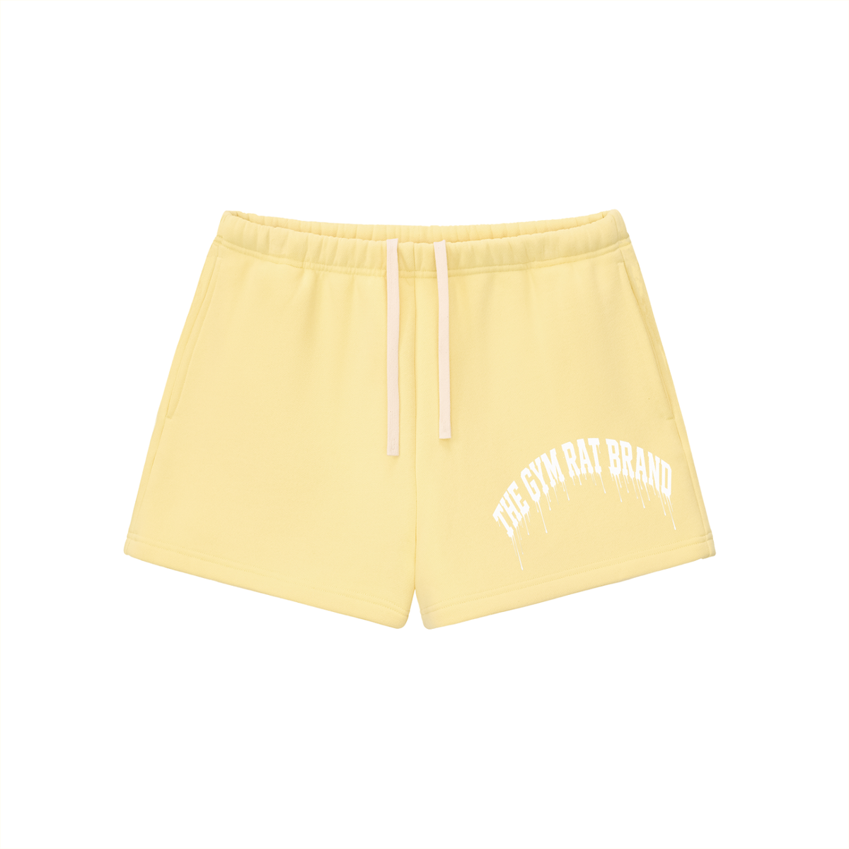 Women’s The Gym Rat Brand Essential Fleece Drawstring Sweat shorts