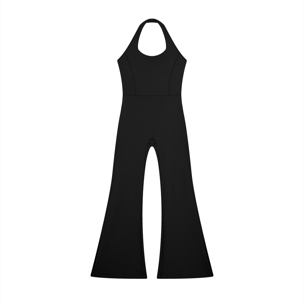 Women’s Logo Halter Flared Jumpsuit