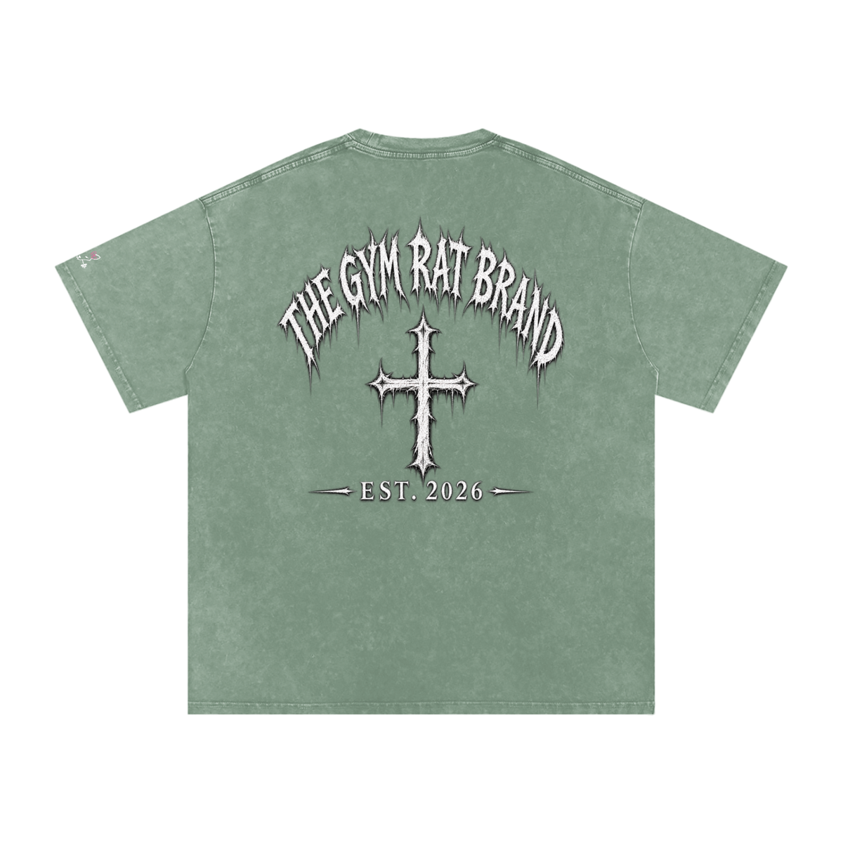 Women’s The Gym Rat Brad Cross Vintage Snow Wash Tee
