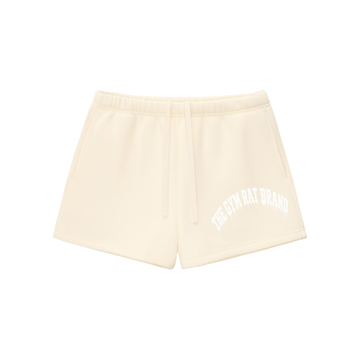 Women’s The Gym Rat Brand Essential Fleece Drawstring Sweat shorts