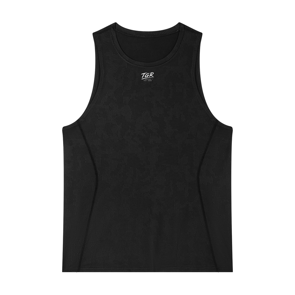 Men's Jacquard Performance Tank Top