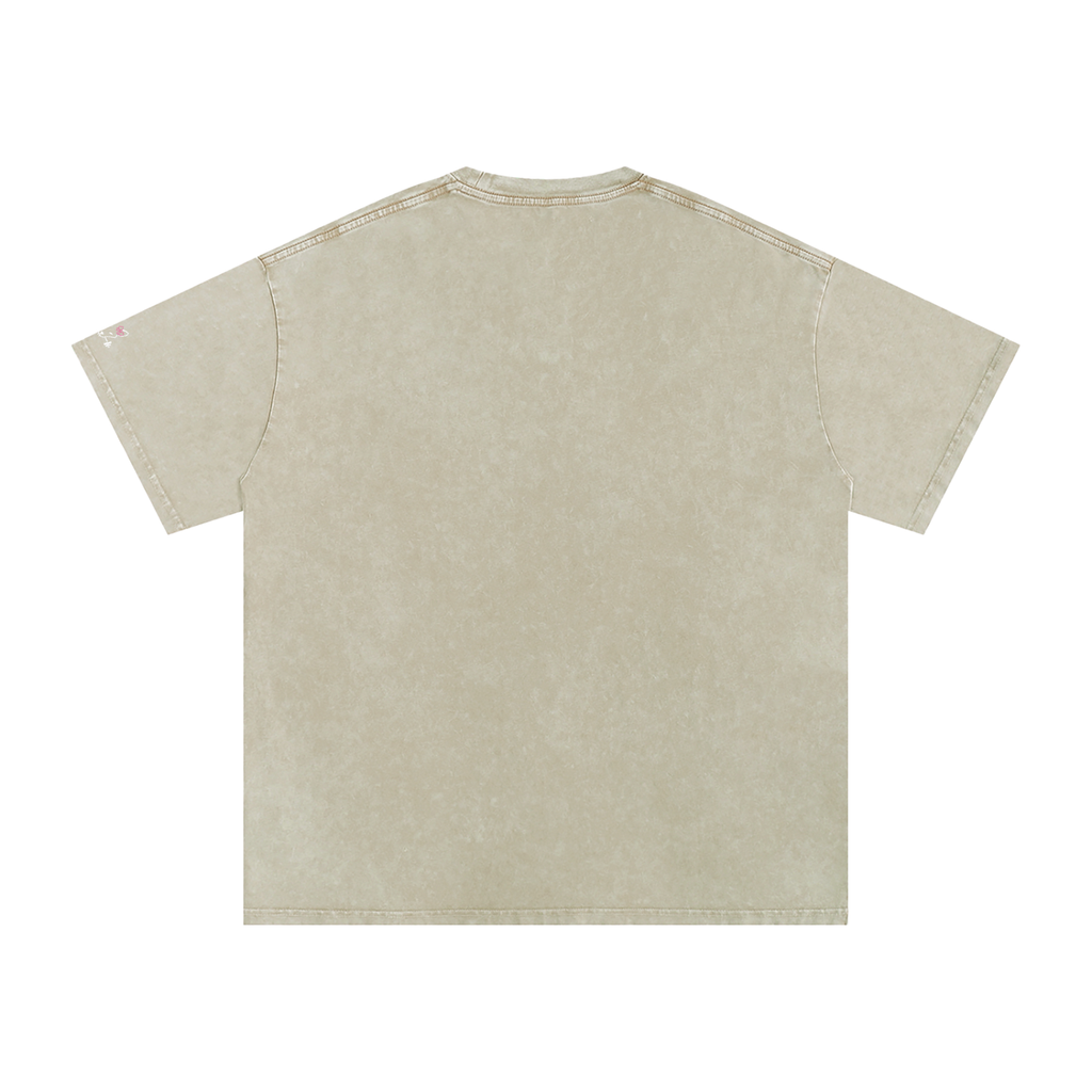Women’s Oversize The Gym Rat Brad Drip Vintage Snow Wash Tee