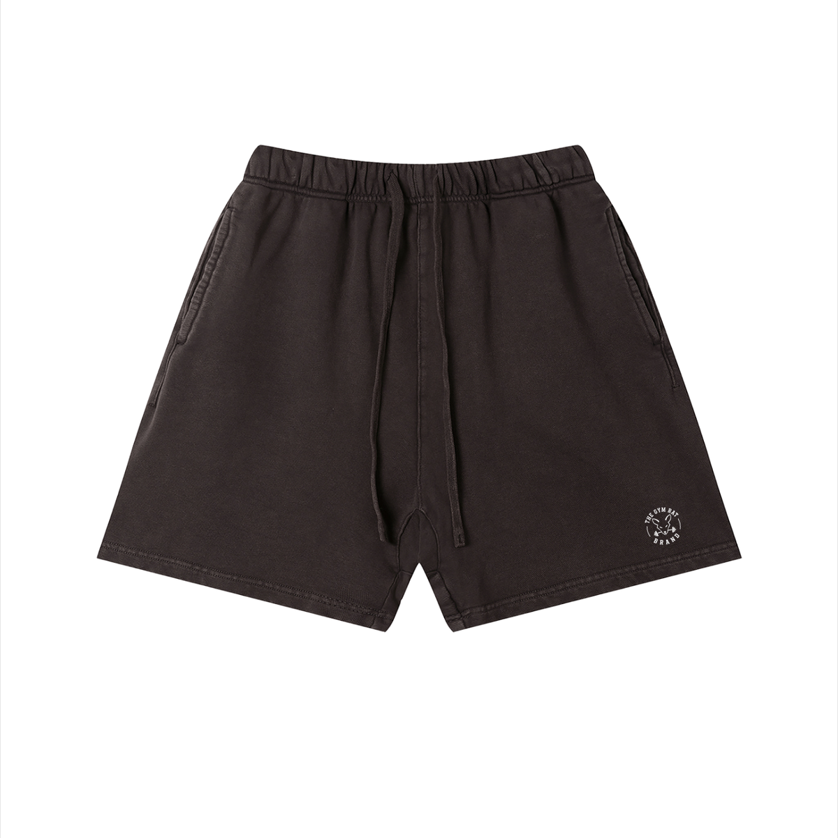 Men’s The Gym Rat Brand Stamp Heavyweight Vintage Washed Shorts