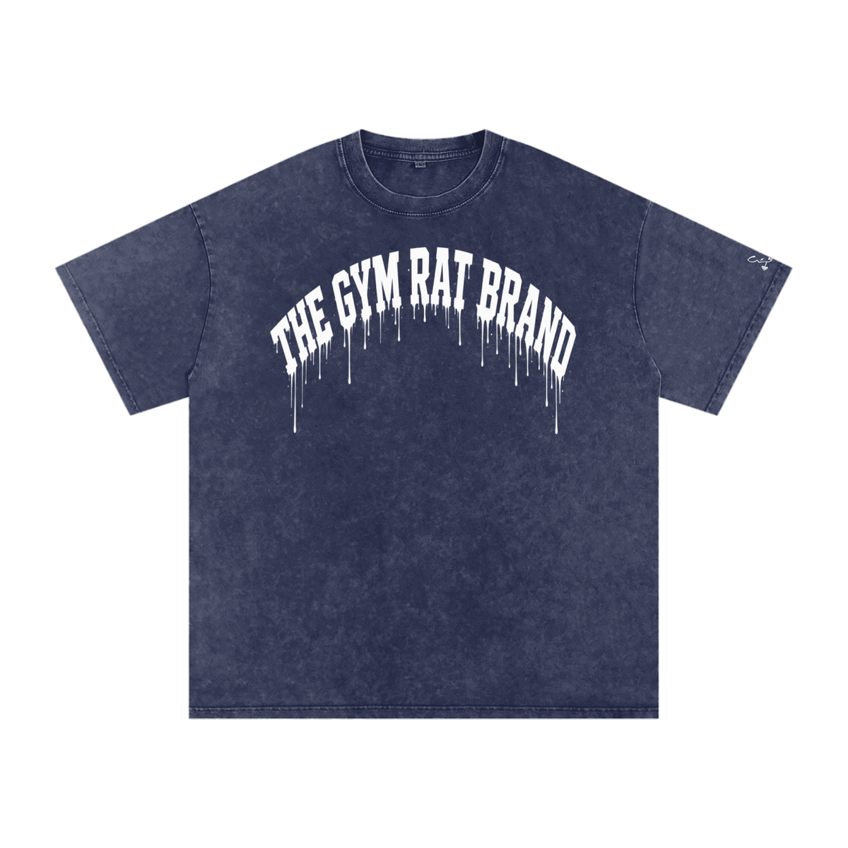 Women’s Oversize The Gym Rat Brad Drip Vintage Snow Wash Tee