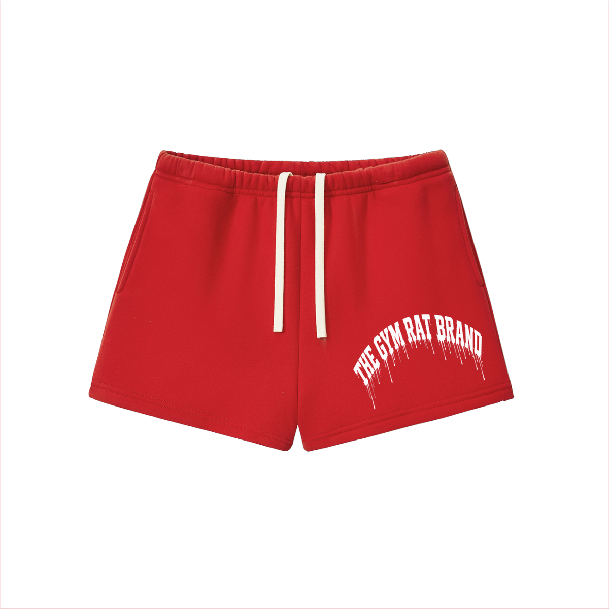 Women’s The Gym Rat Brand Essential Fleece Drawstring Sweat shorts