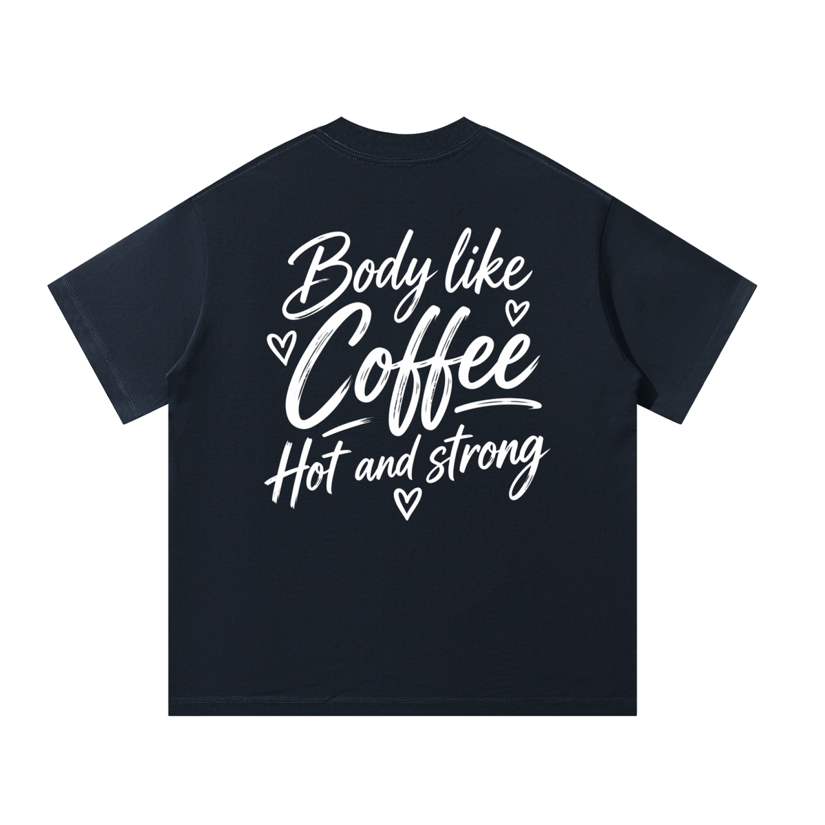 Women’s Body Life Coffee Heavyweight Oversized T-Shirt