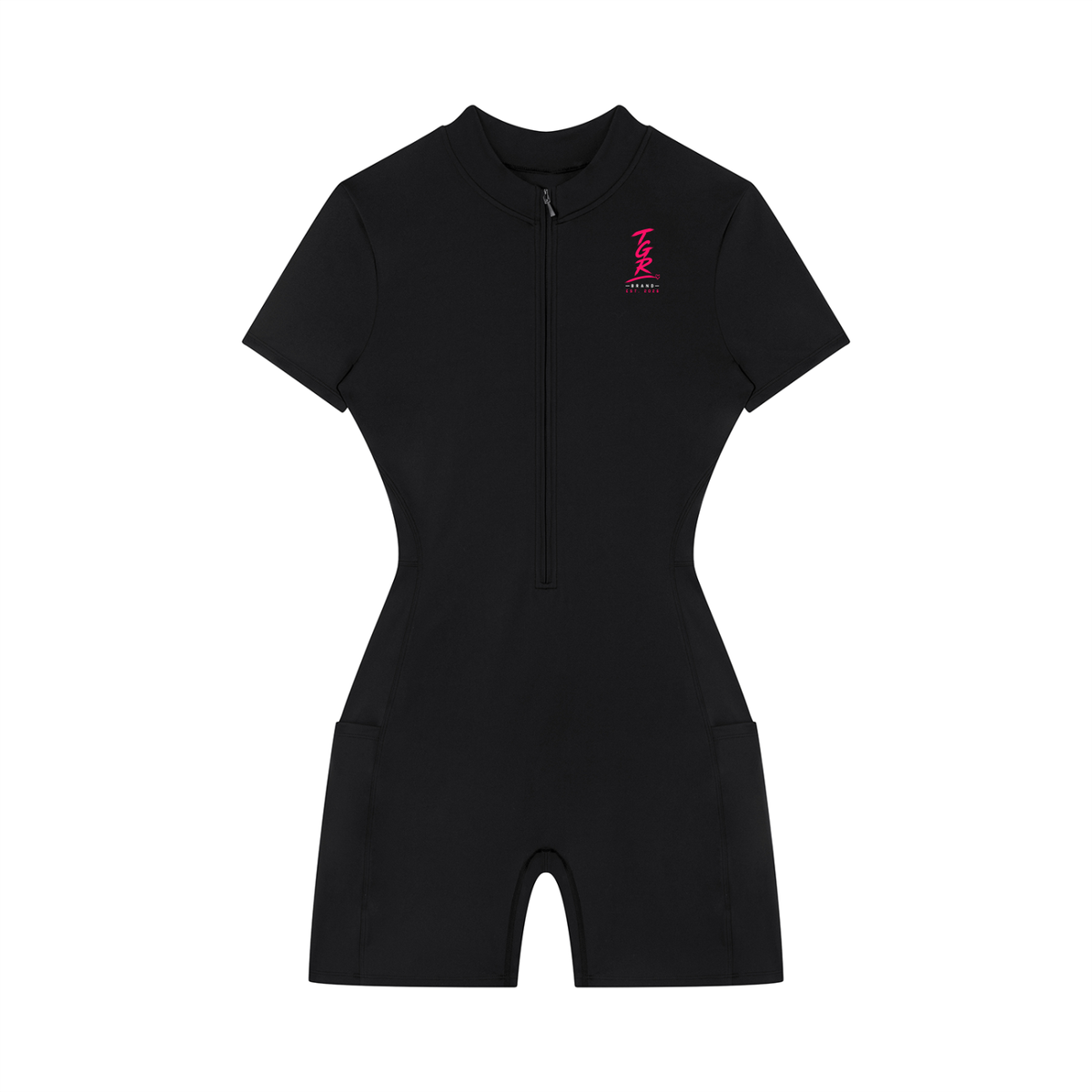 Women's TGR Quarter-Zip Short Sleeve Romper
