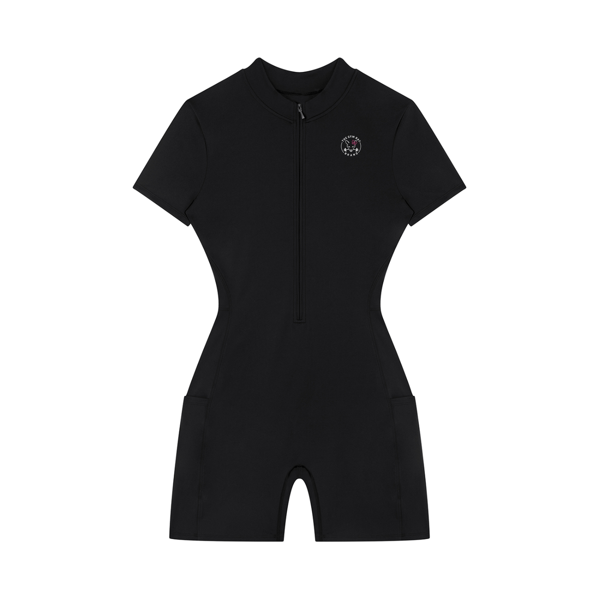 Women’s Stamp Zip-Up Short Sleeve Performance Romper
