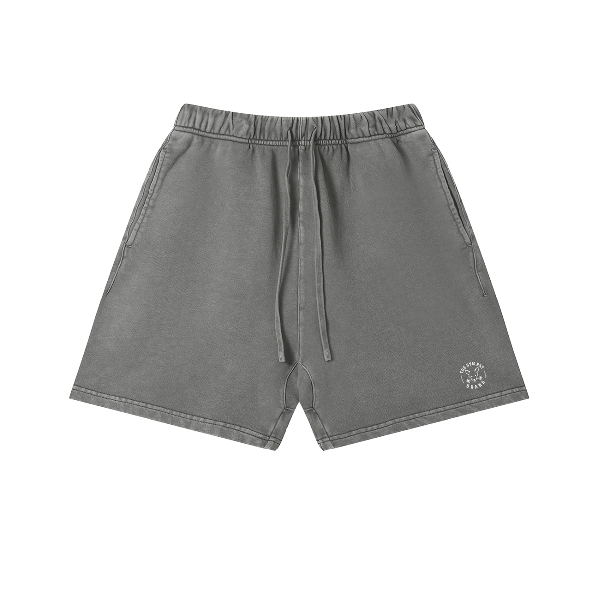 Men’s The Gym Rat Brand Stamp Heavyweight Vintage Washed Shorts