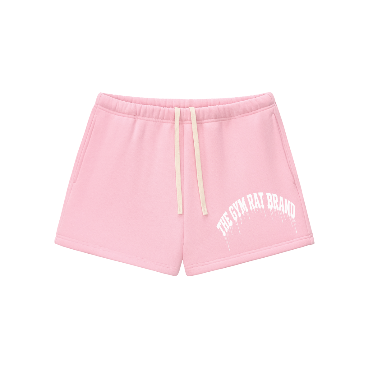 Women’s The Gym Rat Brand Essential Fleece Drawstring Sweat shorts