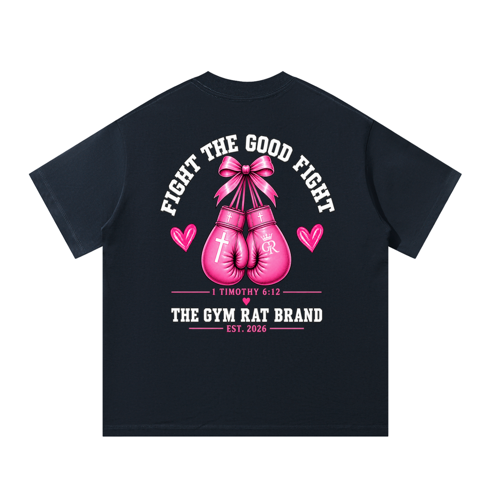 Women’s Armor of God Fight the Good Fight Heavyweight Oversized Tee