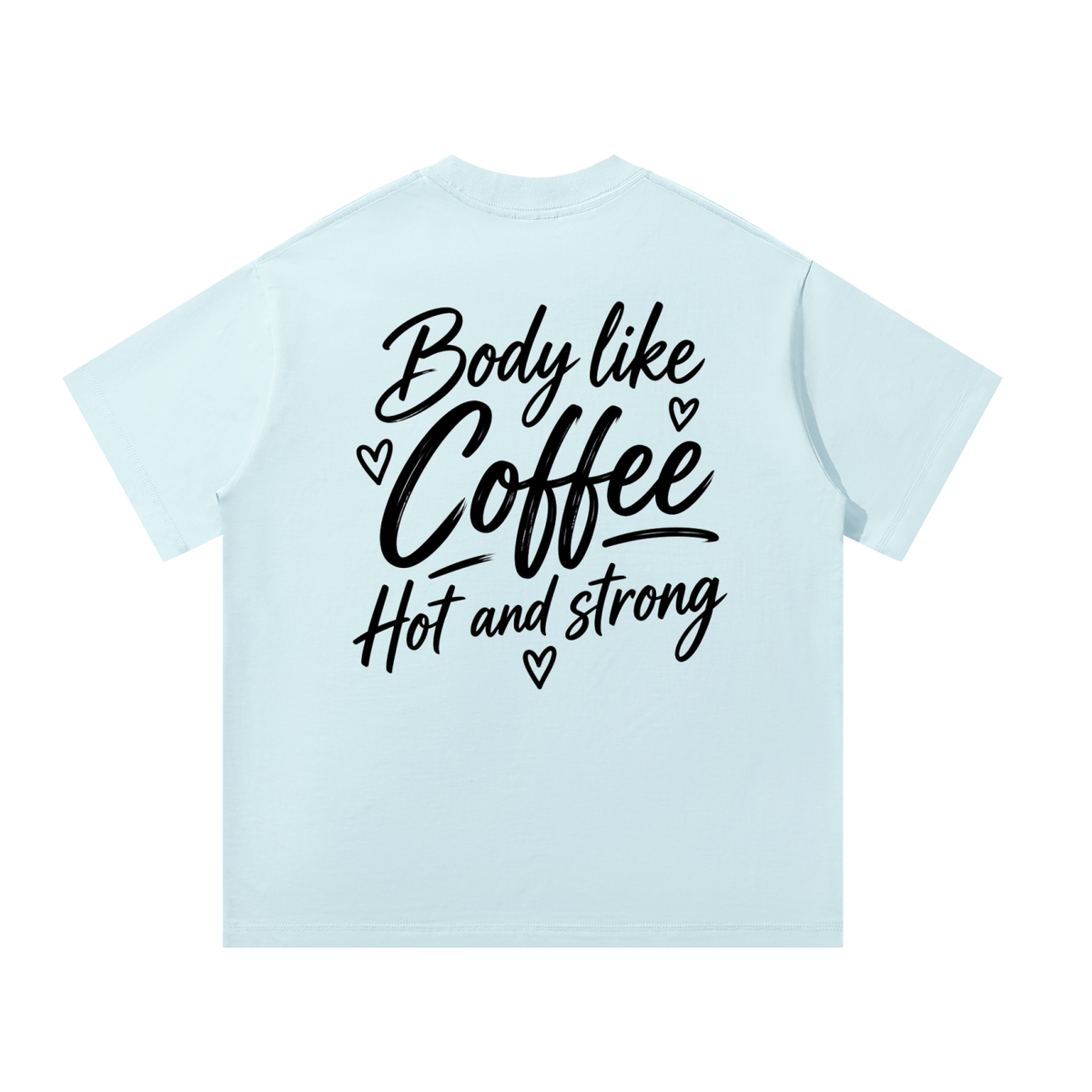 Women’s Body Life Coffee Heavyweight Oversized T-Shirt